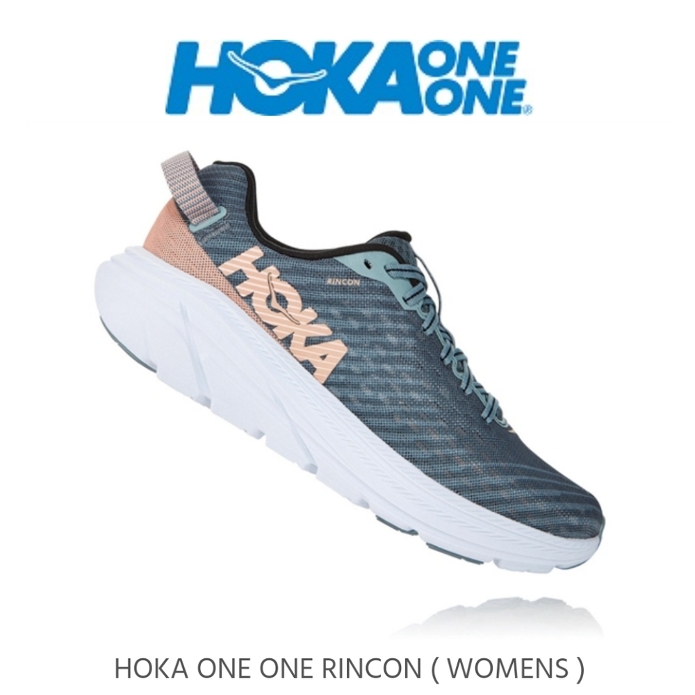 Hoka One One Rincon Pink Sand Road Running Shoes Size 9.5 Good Used Cond…